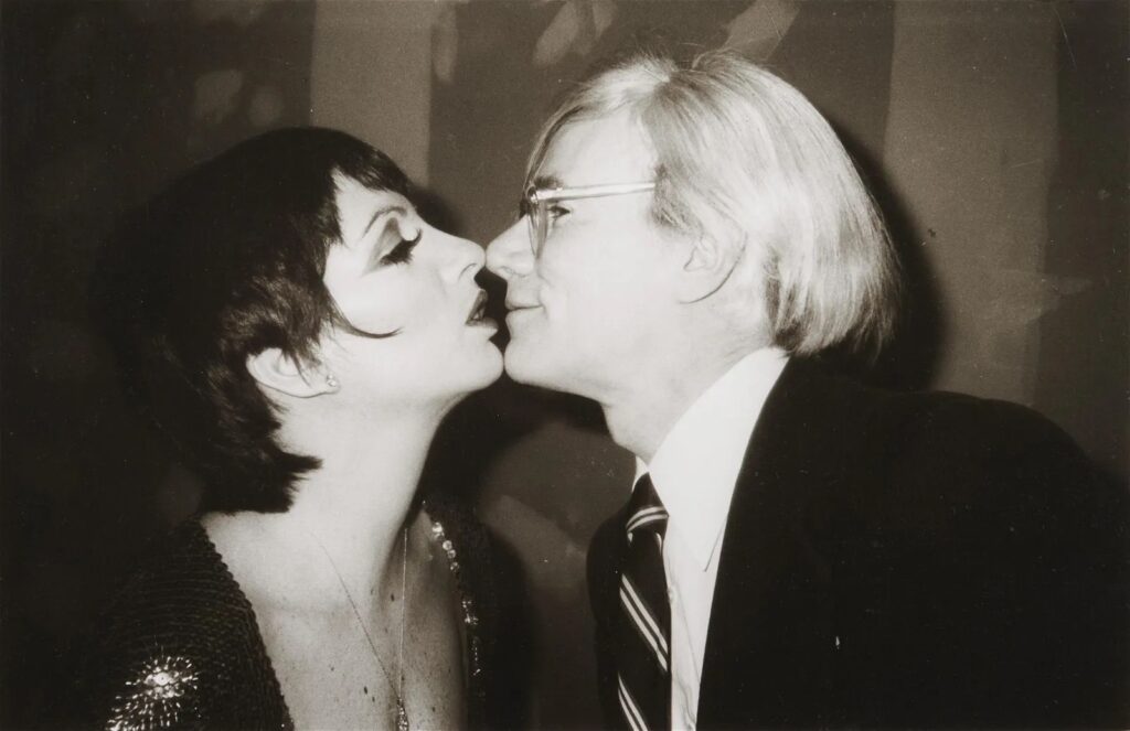Liza Minelli and Andy Warhol