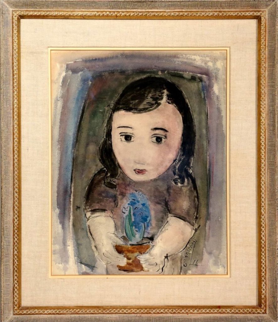 Untitled (Girl with Flowers)