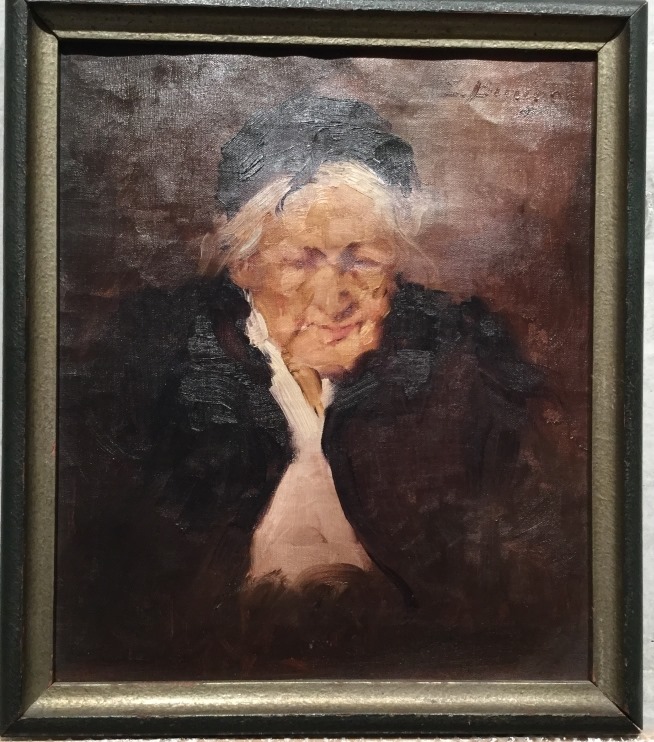 Portrait of an old lady